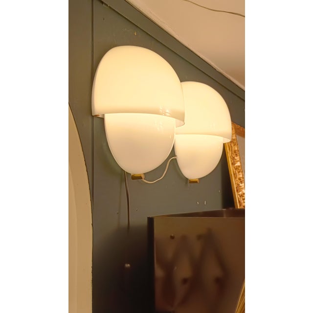 Mania Wall Lamps by Vico Magistetti for Artemide, Italy, 1960s, Set of 2 For Sale - Image 6 of 9