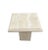Mid-Century Modern Post-Modern Travertine Marble Pedestal Table For Sale - Image 3 of 7