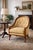 Dated January 21, 1958, this Tomlinson of High Point barrel-back lounge chair retains its original tufted upholstery,...