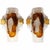 Murano Clear and Orange Glass Wall Lights, 1970s, Set of 2 For Sale - Image 3 of 12