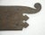 Set of 3 Antique Floral Hand Hammered Iron Door Strap Hinges For Sale - Image 4 of 8