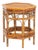 Modern Hexagonal Bent Bamboo Side Table For Sale