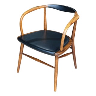 Jack Cartwright for Boling Charter Mid-Century Modern Bent Walnut Armchair, Circa 1958 For Sale