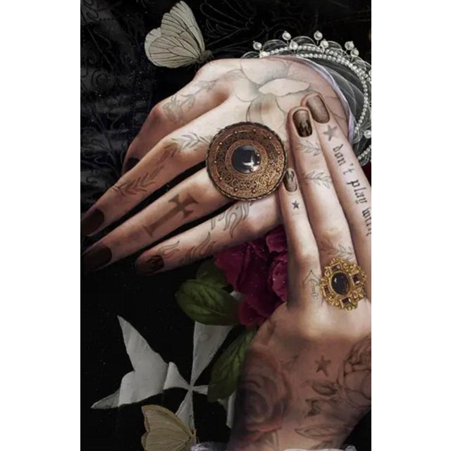 Contemporary Protection Velvet Wall Panel by Vogliobene art For Sale - Image 3 of 4