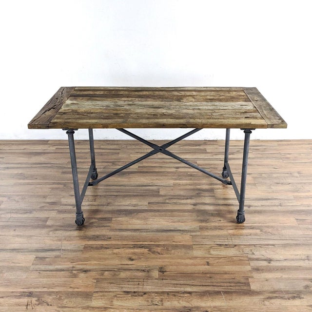 Restoration Hardware Flatiron Rectangular Dining Table Chairish