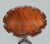 Antique English Mahogany Georgian Style Tray Top Occasional Table Circular Wine For Sale - Image 4 of 8