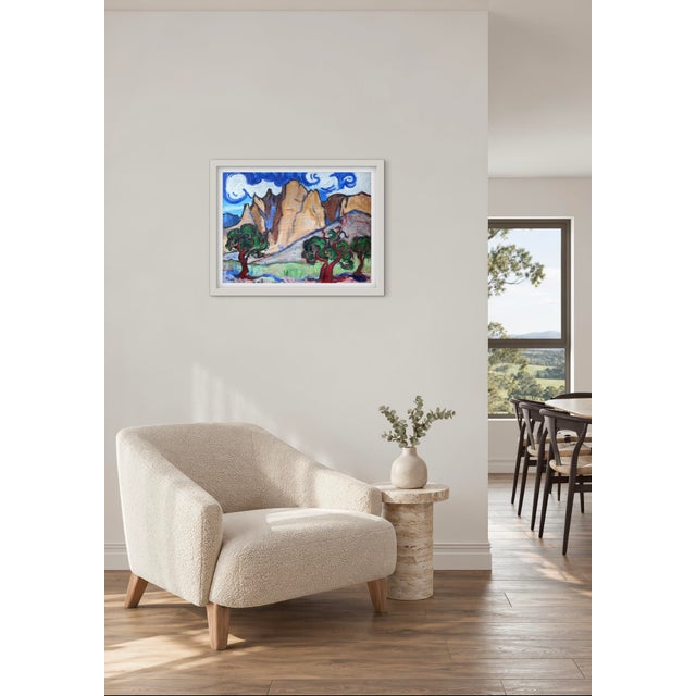 Canyon Rhythm - Contemporary Original Oil Painting Landscape For Sale - Image 4 of 10