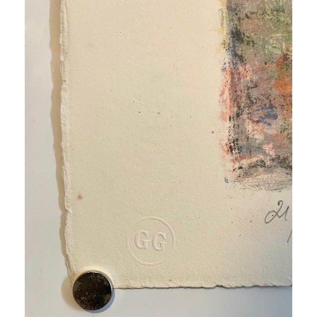 Shungo Sekiguchi, Japanese Woodblock Artist French Lithograph Fauvist Colors School of Paris, c.1950's For Sale - Image 4 of 6