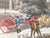Japanese Hand Painted Vintage English Equestrian Hunting Panoramic Mural Panels For Sale - Image 3 of 3