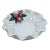 Italian Ceramic Ruffle, Basket Weave Bowl For Sale