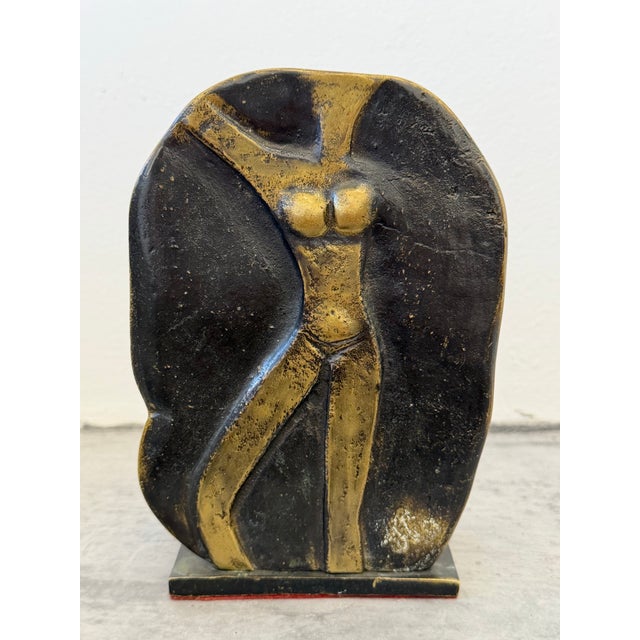 Bronze Brazilian Modern Bronze Sculpture of Female Torso, 1980s For Sale - Image 8 of 12