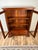 Late 19th Century Vintage Victorian Style Glass Door Mahogany Bookcase For Sale - Image 5 of 11