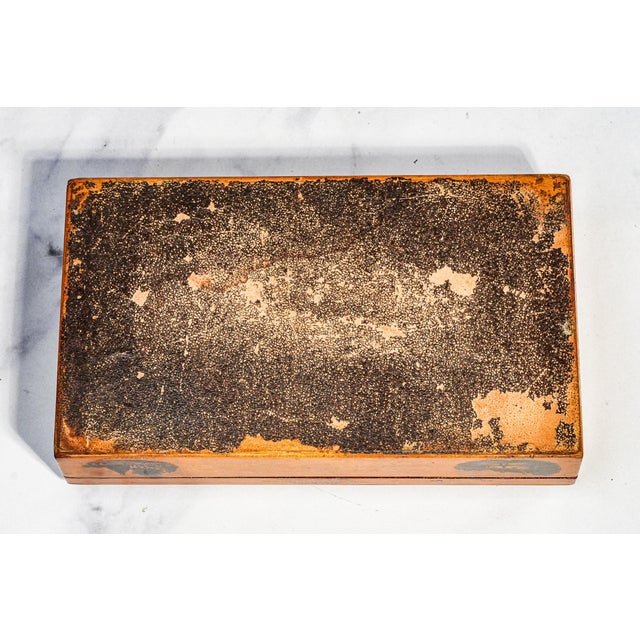 Unusual Rare Large Mauchline Ware Wood Box Robert Burns Antique Victorian Souvenir Scotland Scottish For Sale - Image 15 of 15