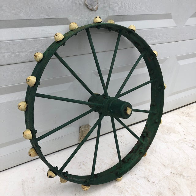 Antique Steel Wagon Wheel Chairish