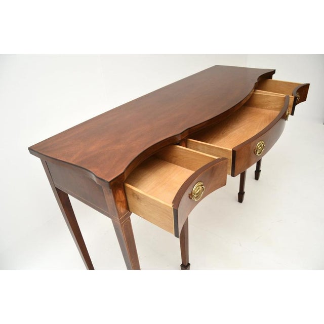 1950s Antique Georgian Console Table, 1950 For Sale - Image 5 of 11
