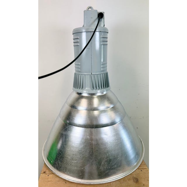 Large Industrial Aluminium Pendant Light from Elektrosvit, 1960s For Sale - Image 17 of 18