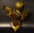 Rare 19th Century French Gothic Vampire Brass Wall Sculpture For Sale - Image 9 of 11