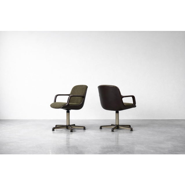 Mid-Century Modern Mid-Century Modern German Office Chairs by Pollock for Comforto, 1970s, Set of 2 For Sale - Image 3 of 18