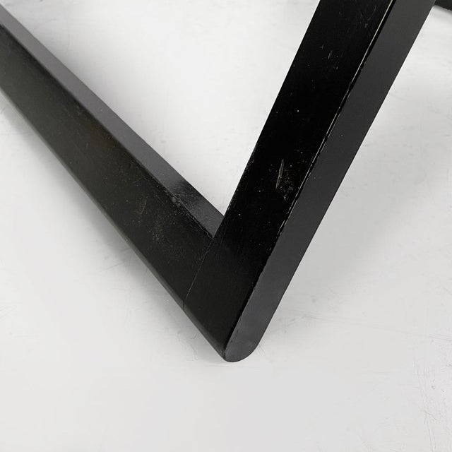 Italian Modern Black Wooden Folding Chairs, 1980s, Set of 2 For Sale - Image 17 of 18