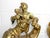 Antique Heavy Pair of Louis XV Style Gilt Bronze Female Sphinx Chenets Andirons For Sale - Image 10 of 17