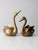 Mid-Century Modern Mid-Century Brass Swan Planter Vases Pair For Sale - Image 3 of 10
