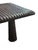 Brown Solid Teak Wood Table, Modern Organic, Wood Textures, Burnt For Sale - Image 8 of 8