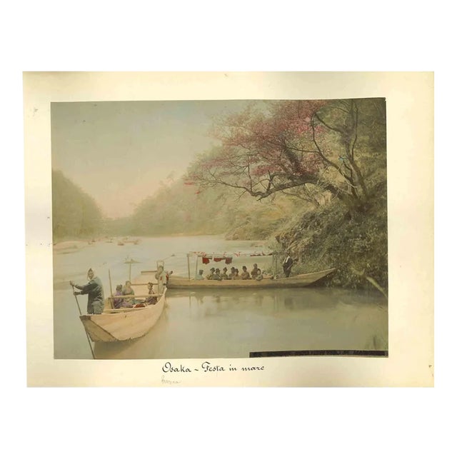 Unknown, Views of Osaka, Vintage Albumen Print, 1890s For Sale