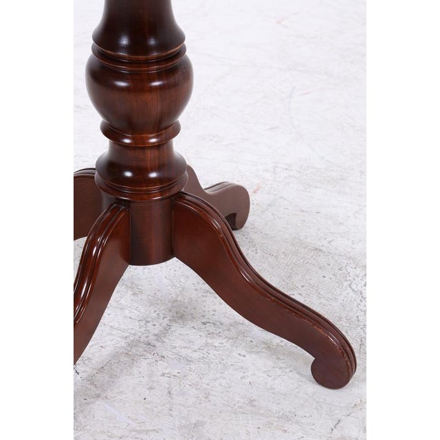 Vintage English Round Extendable Kitchen Table For Sale - Image 12 of 15