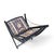Wood Victorian Upholstered Folding Chair For Sale - Image 7 of 13
