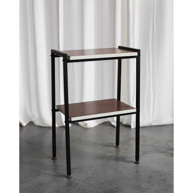 Mid-Century Italian Console Table in Metal and Wood, 1960s For Sale - Image 6 of 6