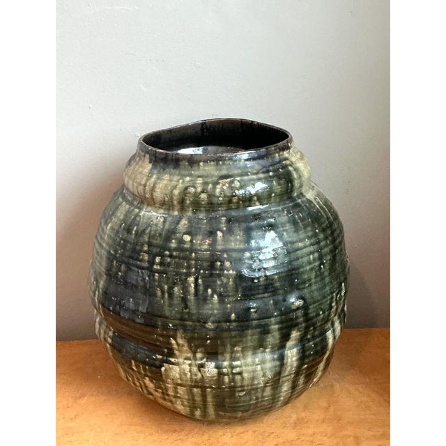 Vintage Handcrafted Ceramic Vessel For Sale - Image 12 of 12