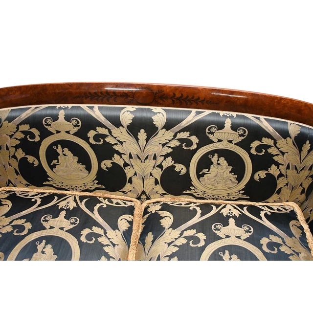 French Empire Mahogany Loveseat For Sale - Image 9 of 13