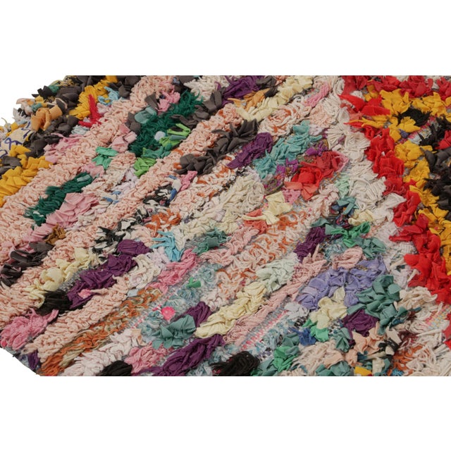 1950s Azilal Moroccan Runner Rug With Polychromatic Patterns by Rug & Kilim For Sale In New York - Image 6 of 7