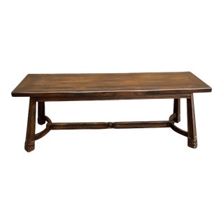 1940s Romweber Viking Oak Bench For Sale