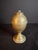 Mid 19th Century Antique 1840s Spun Brass Standalone Lard / Burning Fluid Lamp Flat Wick Burner For Sale - Image 5 of 16