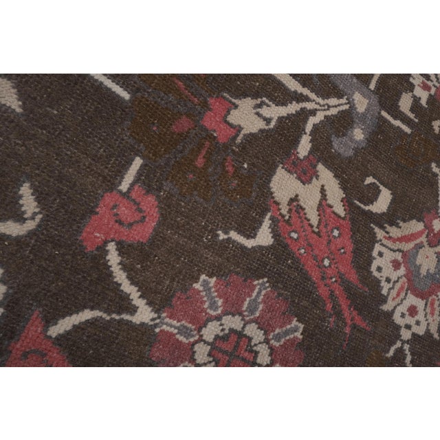 Oriental Turkish Oushak Rug With Floral Pattern 4'11" X 8'5" For Sale - Image 9 of 13