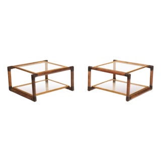 Marango Bedside Tables by Alberto Smania for Smania Studio Interni, 1960s, Set of 2 For Sale