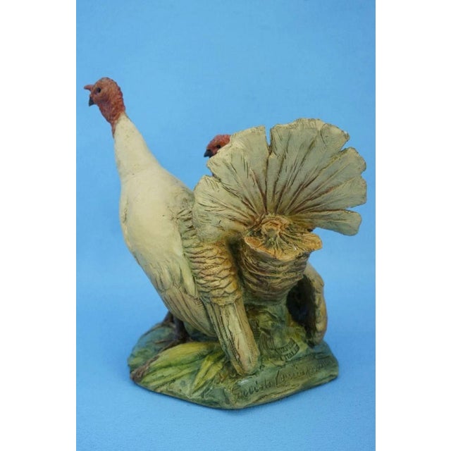 20th Century Stoneware Turkeys Figurine by Guido Cacciapuoti, Italy For Sale - Image 4 of 18