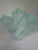 Murano Vintage Murano Celadon Aqua Fazzoletto Handkerchief Art Glass Vase For Sale - Image 4 of 13