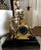 Gold Antique French Figural Mantel Clock With Pandora For Sale - Image 8 of 12