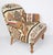 Handwoven Tribal Kilim Upholstered Armchair – Comfortable Handmade Bergere Chairs For Sale - Image 4 of 12