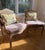 A Pair of Custom Scalamandre Botanical Pillows in Honey Mustard and Chocolate Brown For Sale - Image 11 of 11