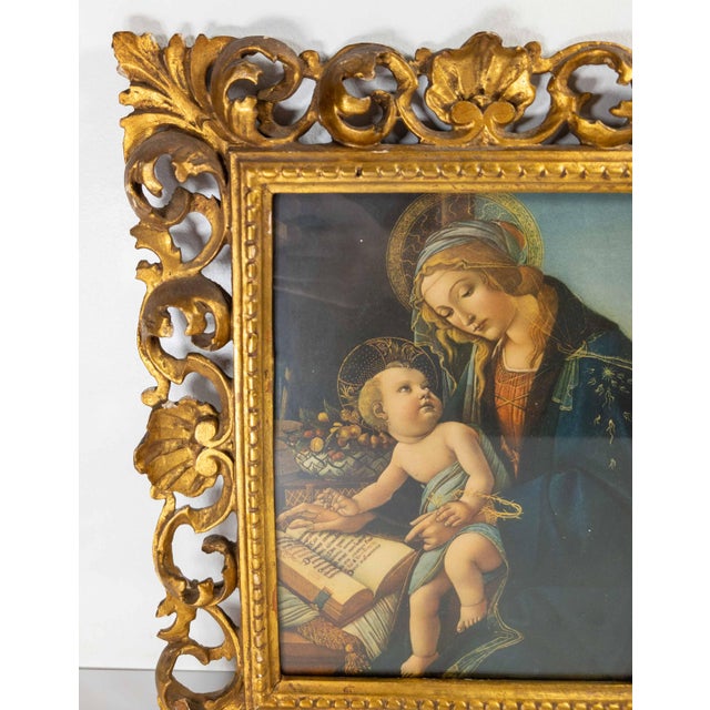 Early 20th Century Italian Carved Giltwood Florentine Picture or Painting Frame For Sale - Image 4 of 13