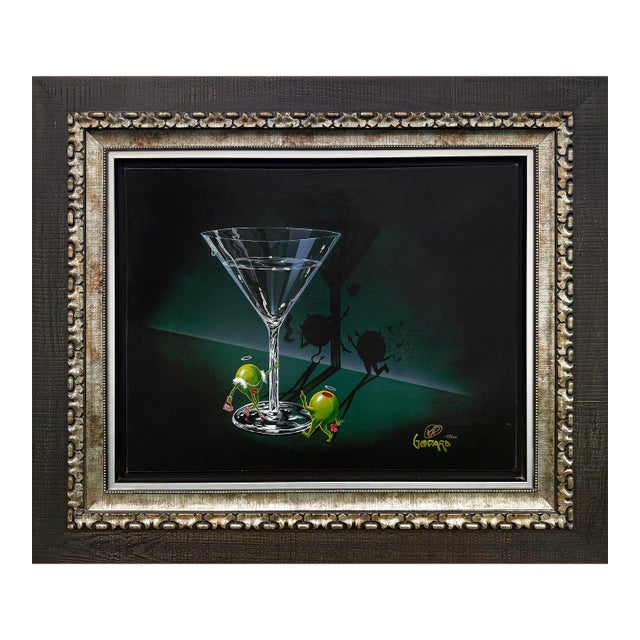 Michael Godard, He Devil, She Devil - Devil's Tail, Embellished Giclee on Canvas, Hand Signed, 2015 For Sale