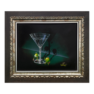 Michael Godard, He Devil, She Devil - Devil's Tail, Embellished Giclee on Canvas, Hand Signed, 2015