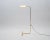 Vintage Adjustable Brass Floor Lamp For Sale - Image 4 of 16