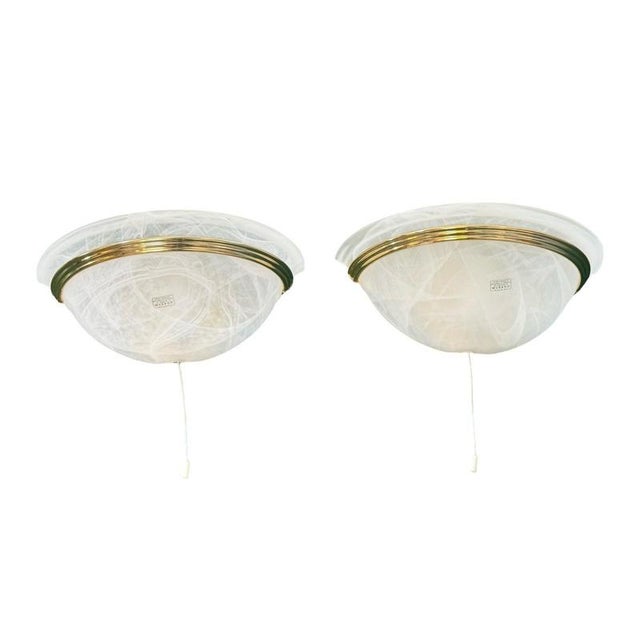 Postmodern Hollywood Regency Style Sconce in Murano Glass from Honsel, Set of 2 For Sale - Image 3 of 8