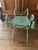 Hollywood Regency Italian Regency Vanity Stool in Moss Green For Sale - Image 3 of 3