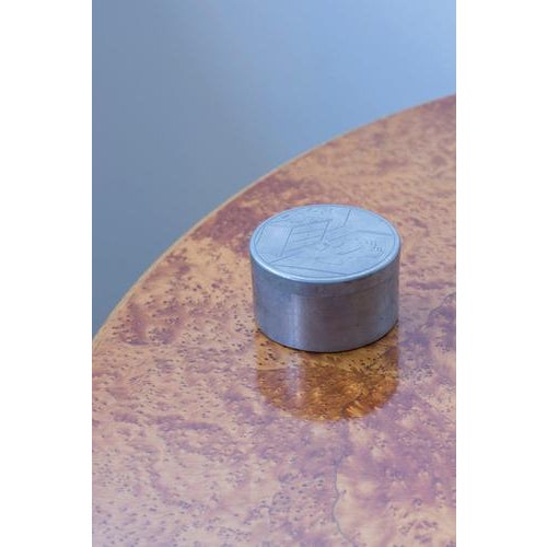 Metal Cufflink Box by Sylvia Stave For Sale - Image 7 of 8