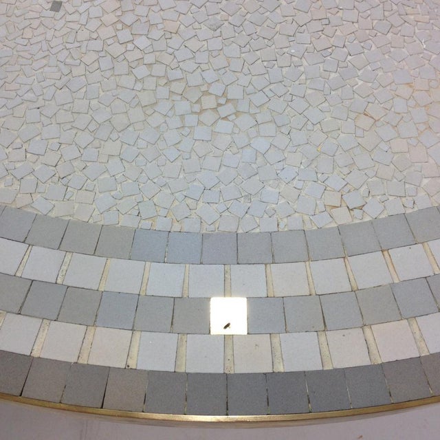 Round Mosaic Coffee Table by Berthold Müller, 1950s For Sale - Image 16 of 18